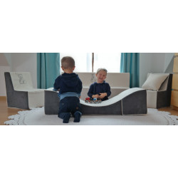 Soft Foam Coach,Kids,Children,Comfy,3in1:Pouffe,Coach,Table for Kids,Play,Relax
